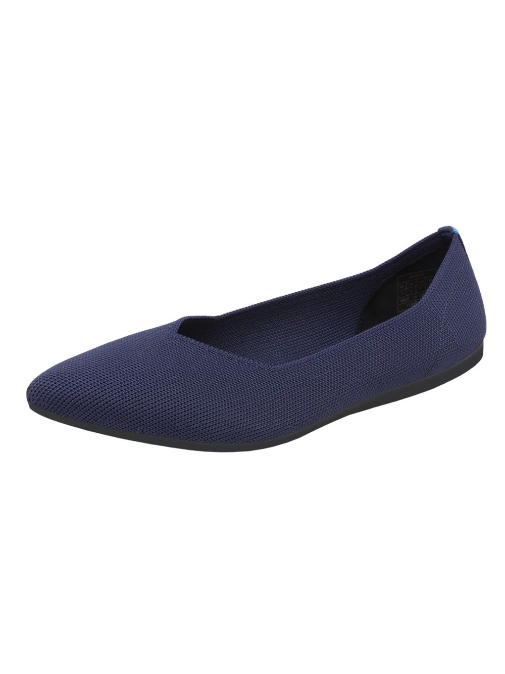 NWT Dream Pairs 5 Navy Ballet Knit Flats Pointed Toe Shoes “Rothy’s Style”